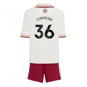 Fotbalové Dres Arsenal Martin Zubimendi #36 Dětské Třetí Oblečení 2025-26 Krátký Rukáv (+ trenýrky)